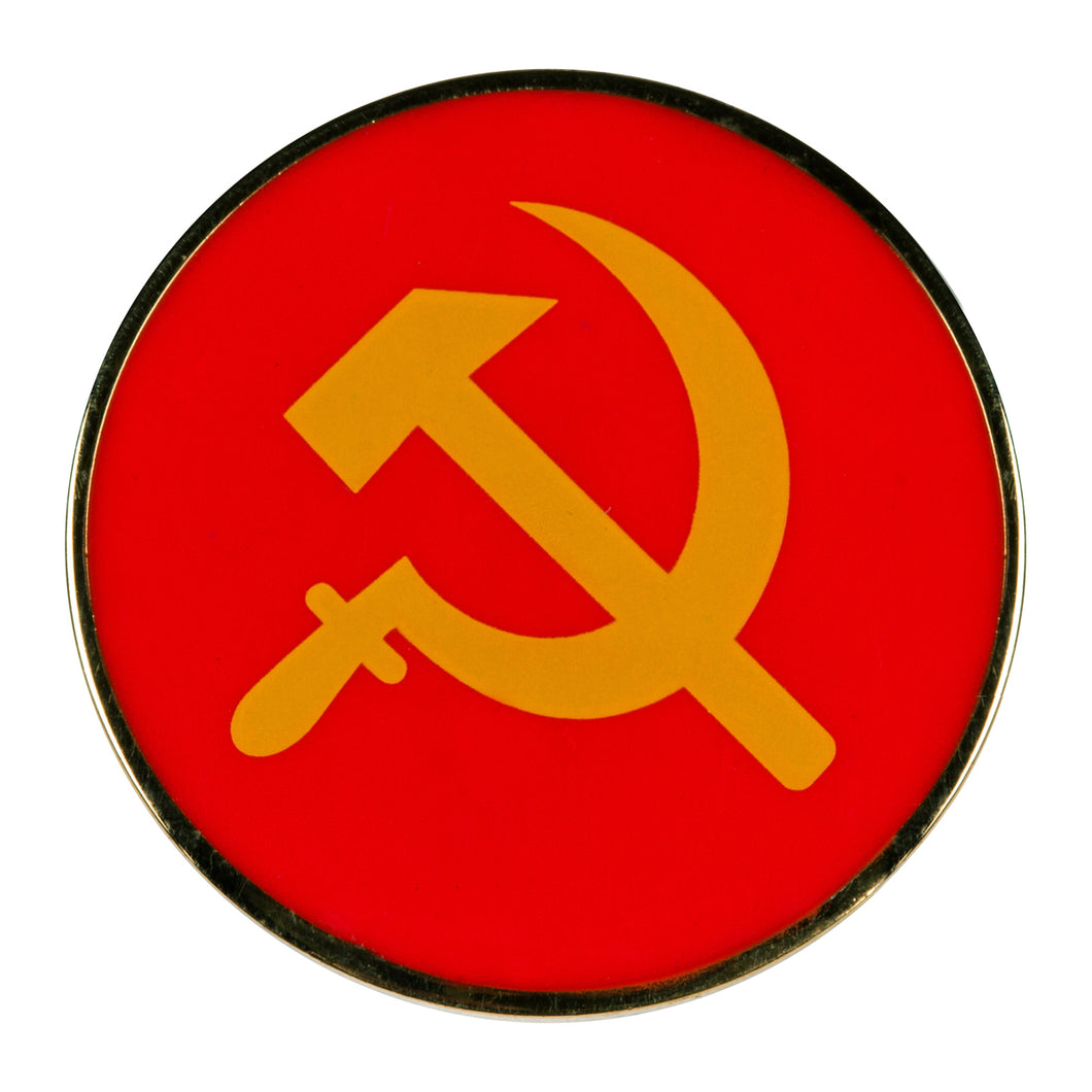 Communist Hammer Sickle Enamel Pin