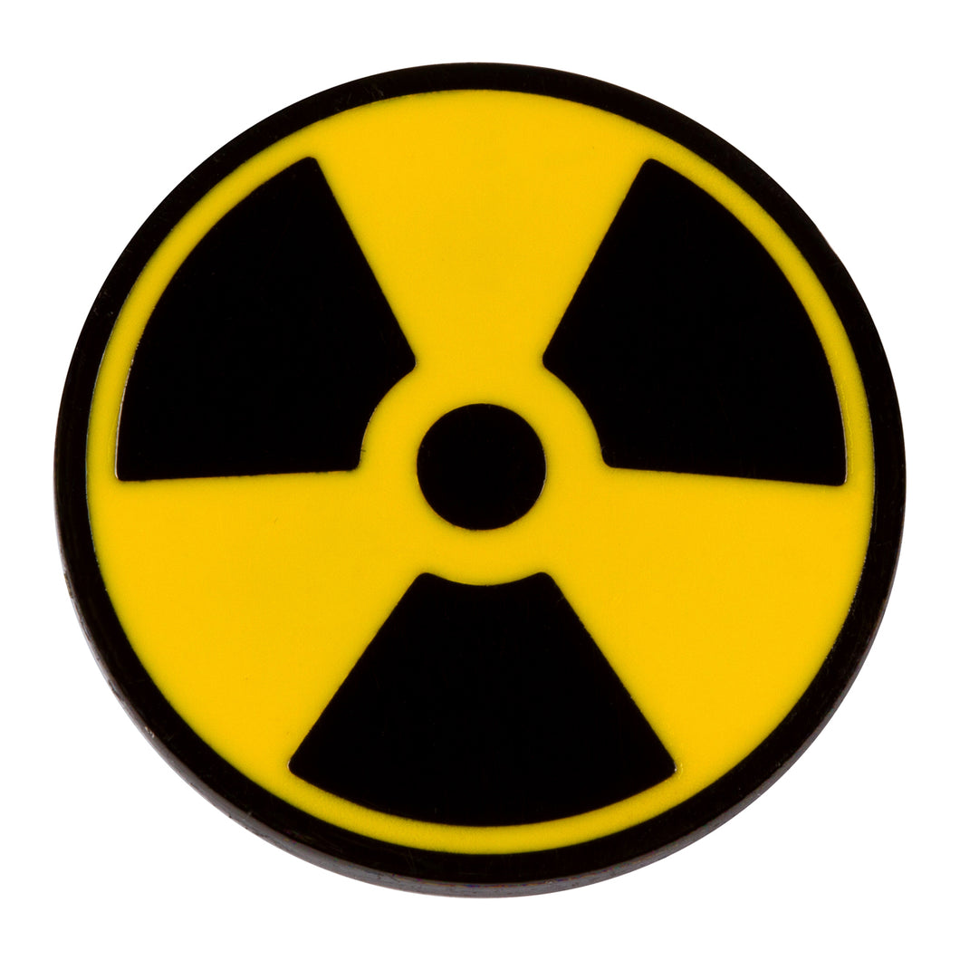 Nuclear Radiation Symbol Enamel Pin