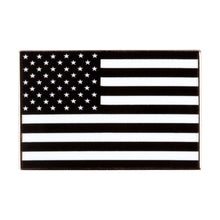 Load image into Gallery viewer, Black American Flag Enamel Pin