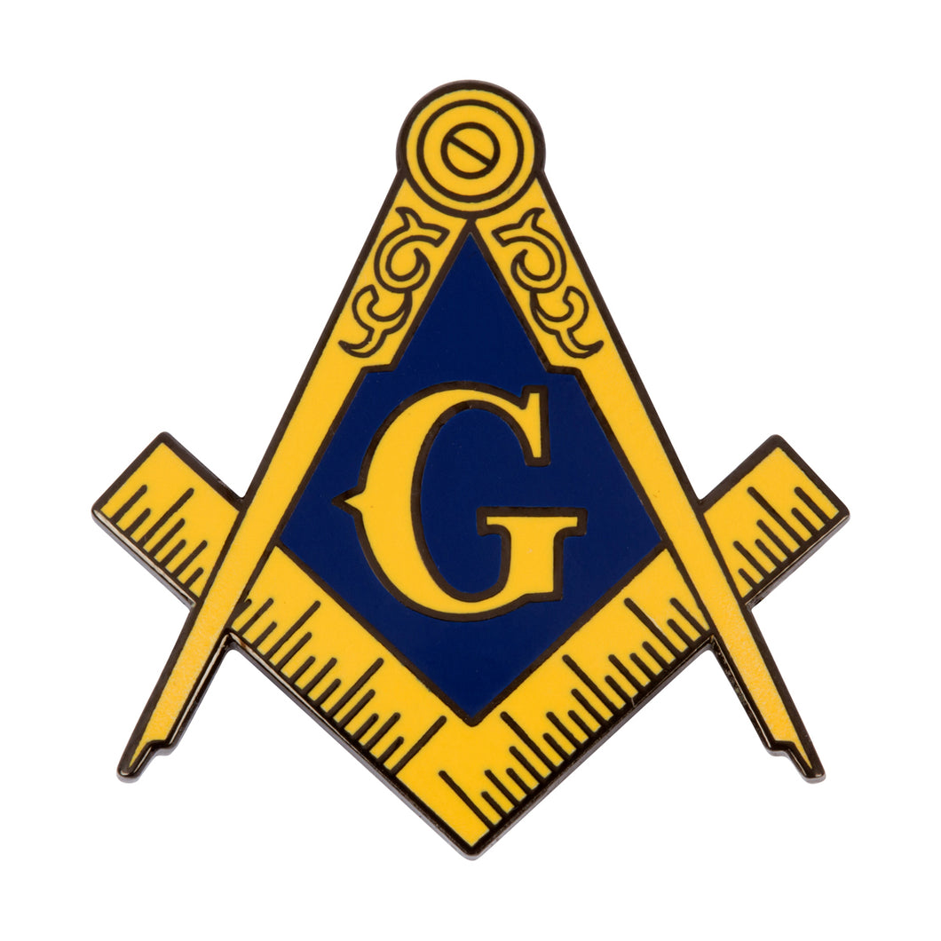 Freemason Logo Enamel Pin