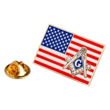 Load image into Gallery viewer, Freemason American Flag